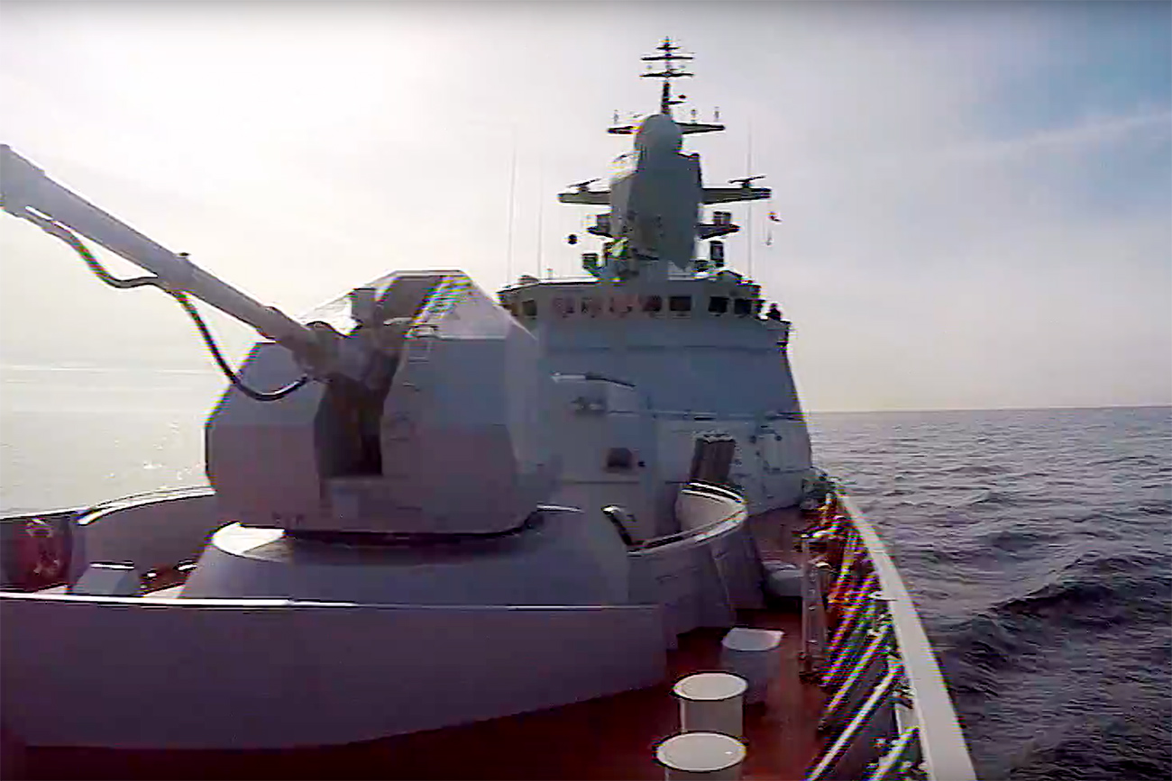 VIDEO Russian Navy drills in Baltic sea