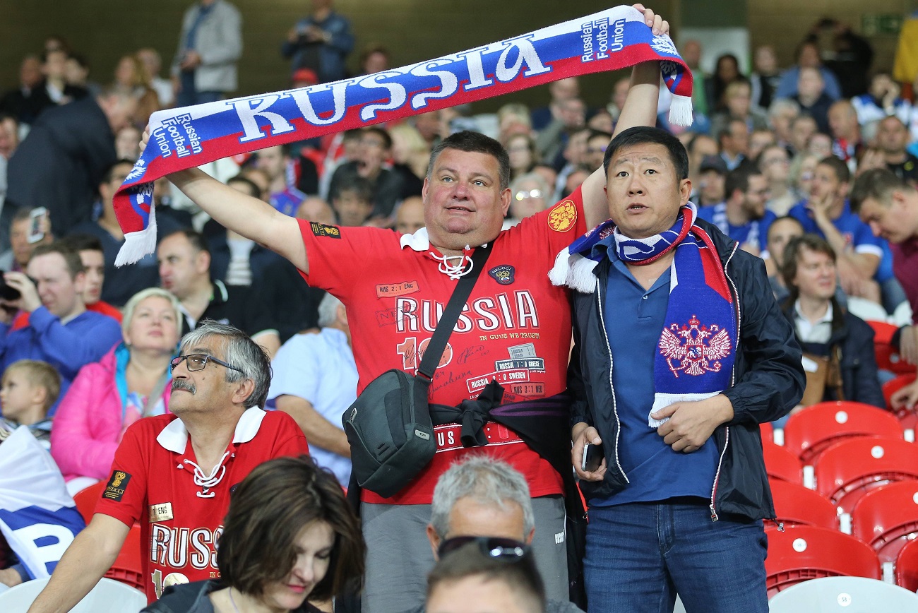 Russian fans during the UEFA European Championship 2016 in France. Source: Global Look Press