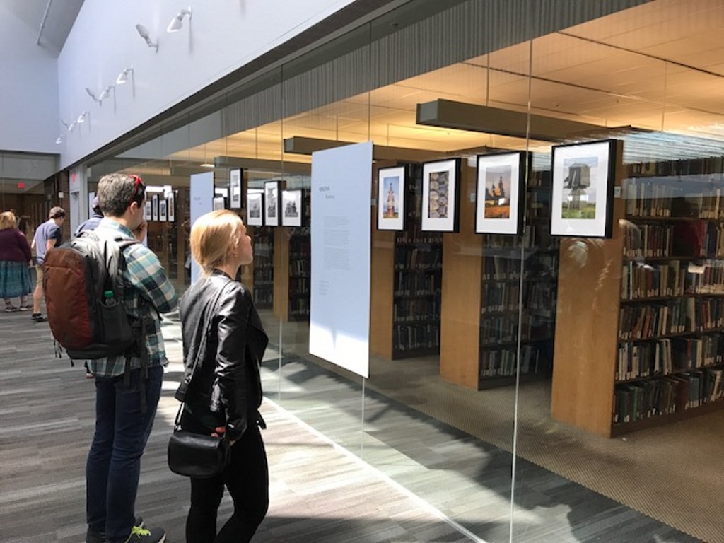 The exhibition 'Architecture at the End of the Earth: William Craft Brumfield's Photographs of the Russian North' at the University of Washington.