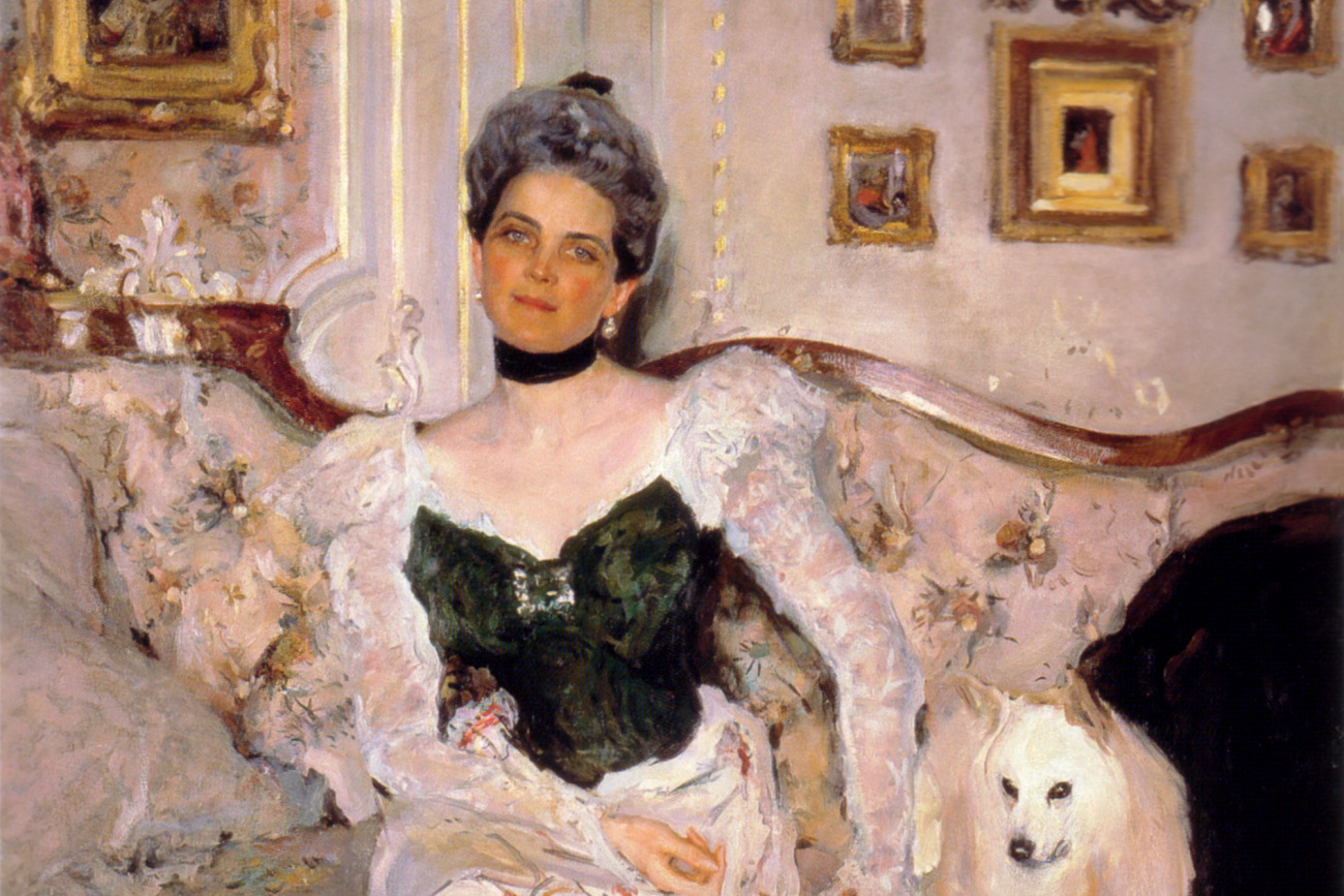 Portrait of Princess Zinaida Yusupova by V.Serov