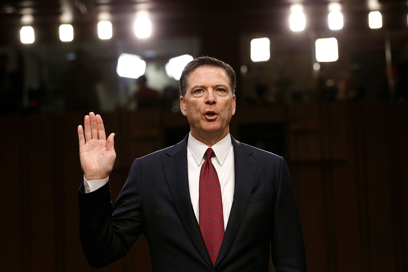 Mantan Direktur FBI James Comey.