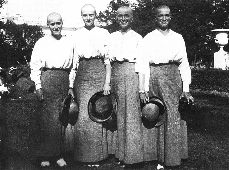 Princesses Anastasia, Tatyana, Olga, and Maria did not have their heads shaved by revolutionaries – they did it themselves because their hair grew differently after they all recovered from measles.