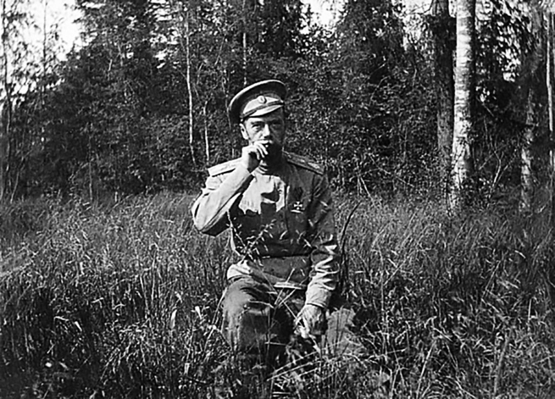 Russia’s last tsar Nicolas II and his family last summer in Tsarskoye Selo