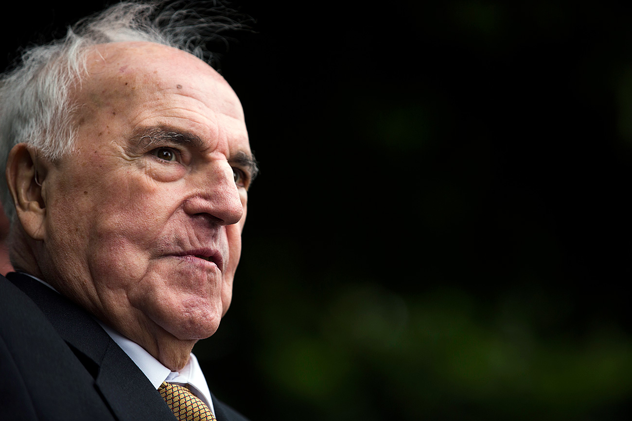 Helmut Kohl, dolgoletni nemški kancler, ki ga je Gorbačov označil za človeka z ogromno življenjske energije, inteligentnega politika in iskrenega človeka. Vir: Reuters