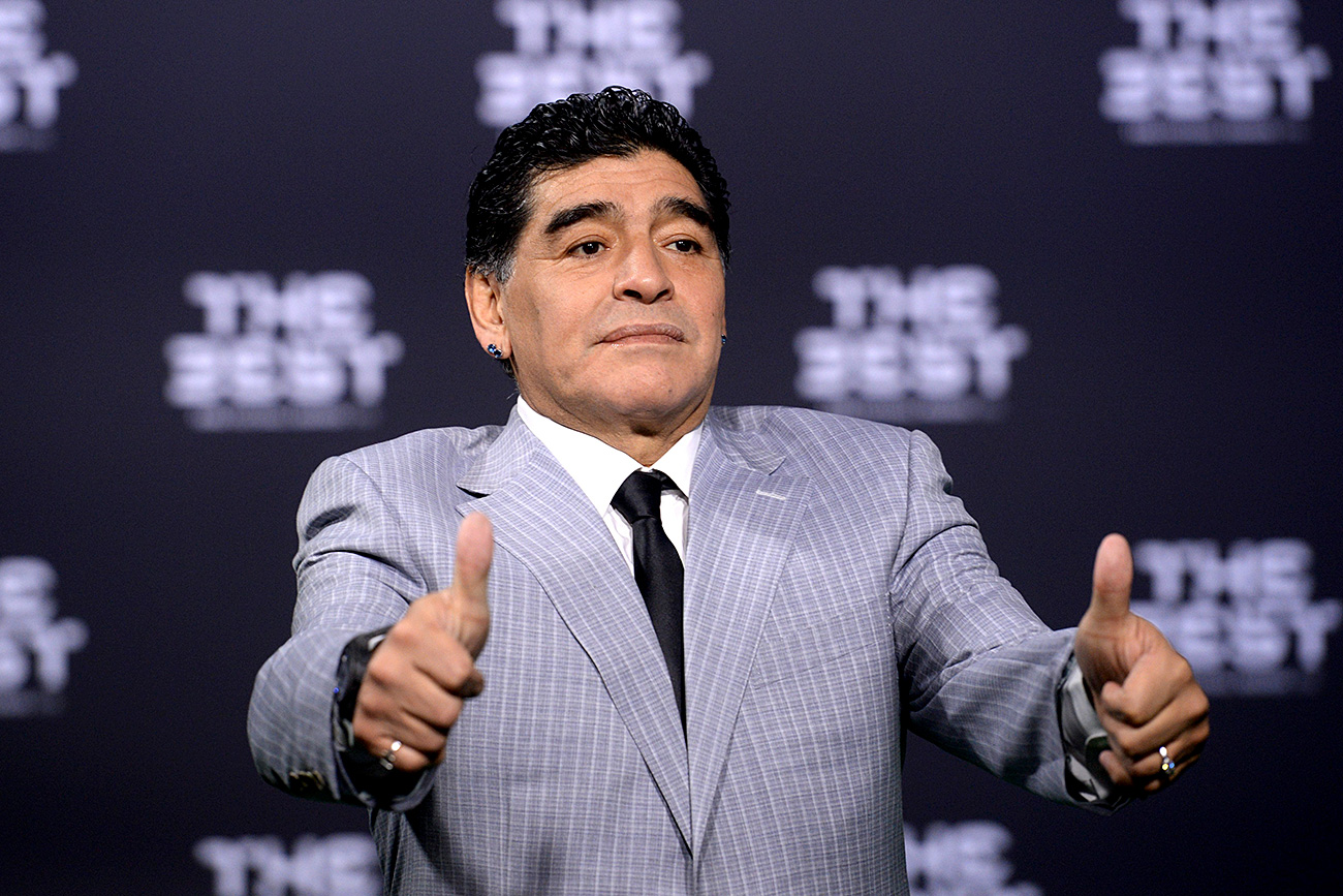 Maradona tem interesse em se tornar o treinador da seleção russa.