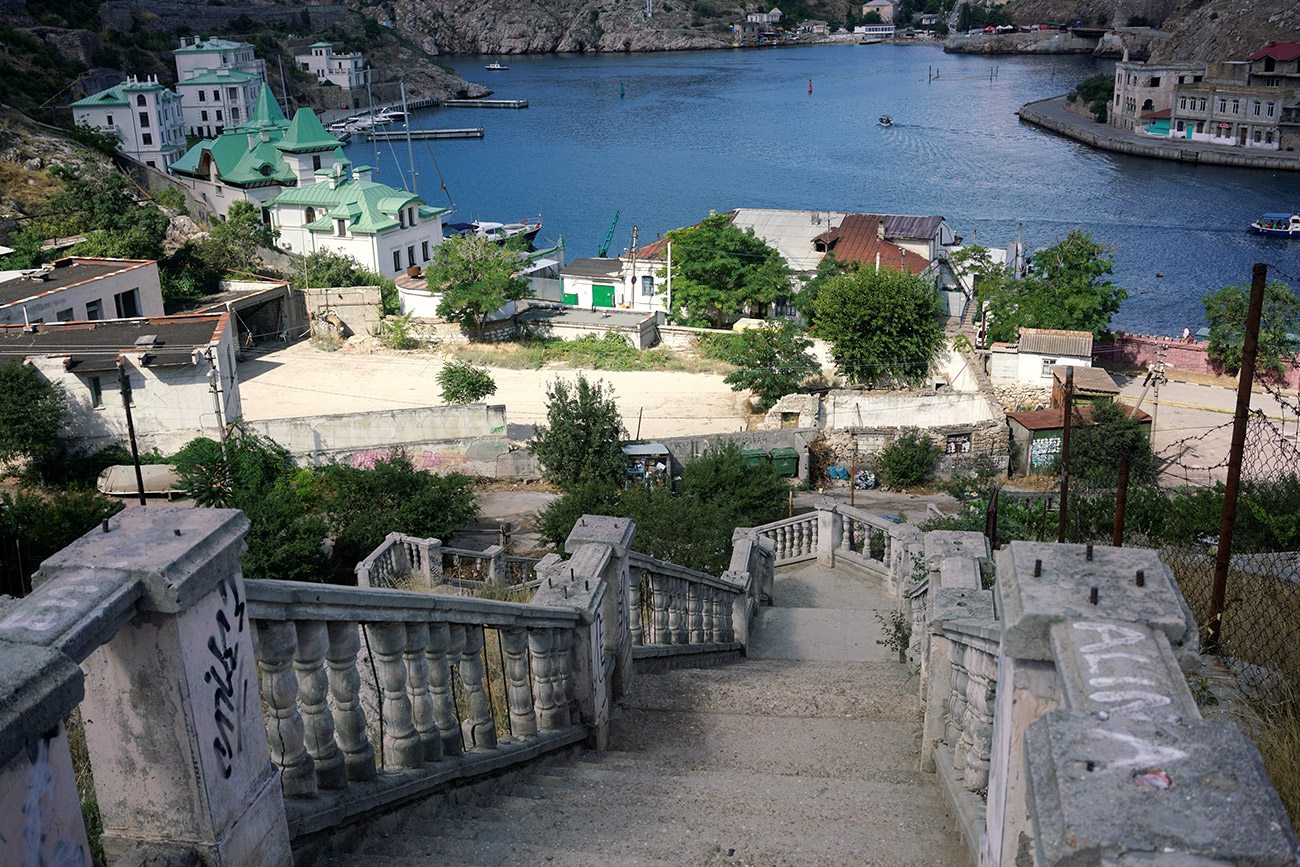  La Bahía de Balaclava, Crimea. 