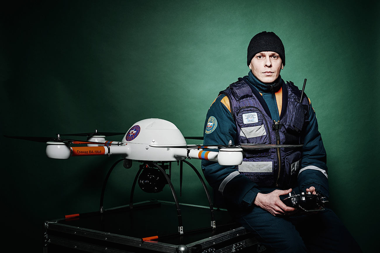 Major Alexey Ishutin belongs to a family of professional soldiers, but at the Leader Center he is responsible for operating drones. Among his tasks is observing crash sites and disaster zones, searching for survivors.Ishutin believes that his profession is one for the future. “My job is a developing and perspective area, that’s my favorite activity,” he says.