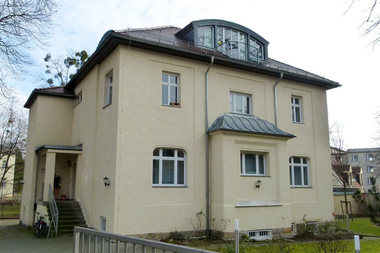 Къща в Дрезден, където е работил Владимир Путин.