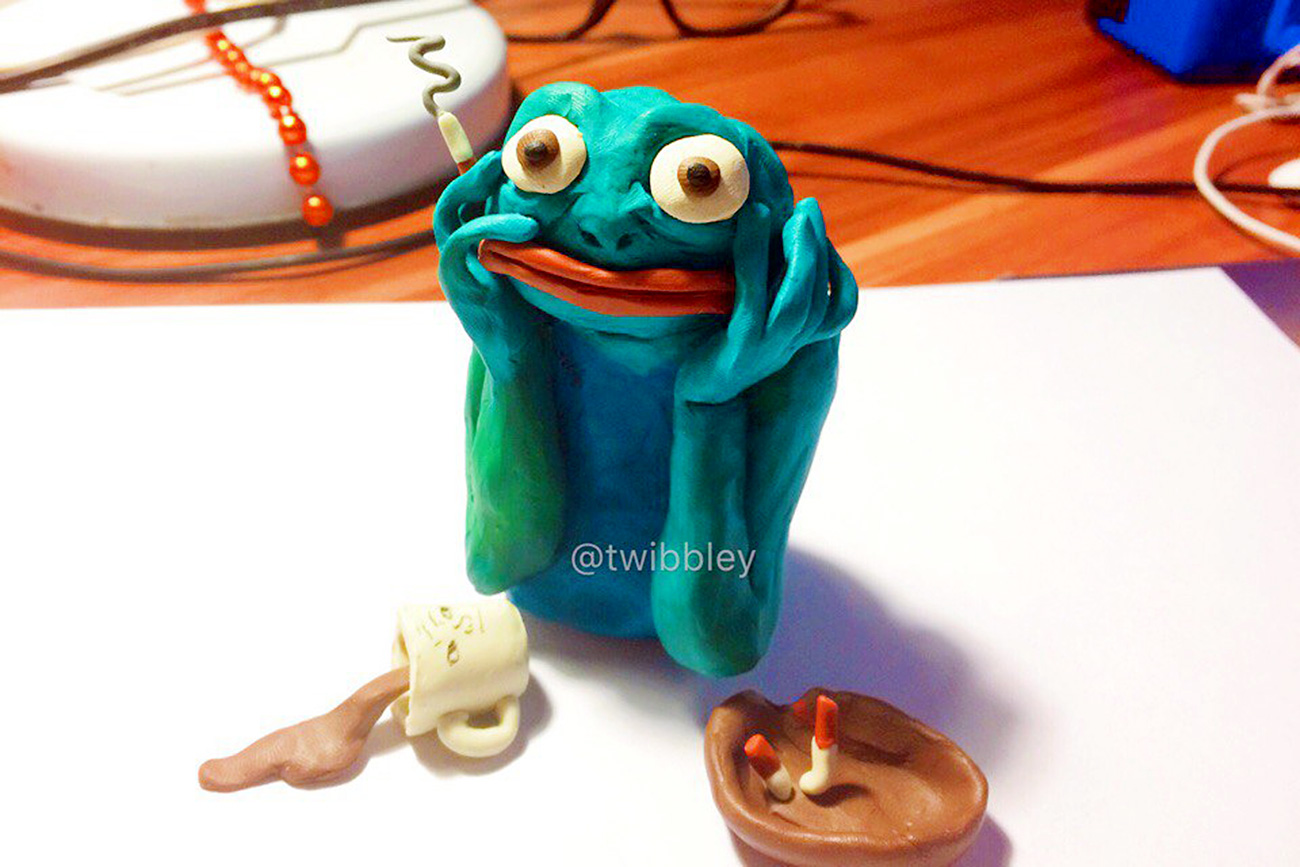 “I had plasticine in my hands when I was surfing the Internet for memes,” the artist told RBTH.