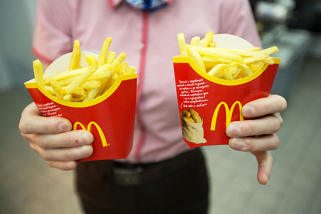 McDonald’s funcionará na Rússia apenas com ingredientes do próprio país