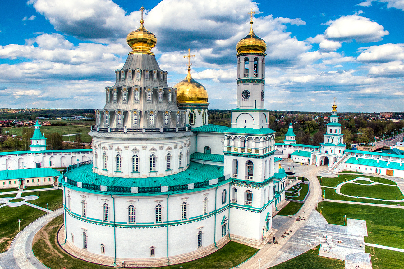 Gorgeous New-Jerusalem monastery in Russia