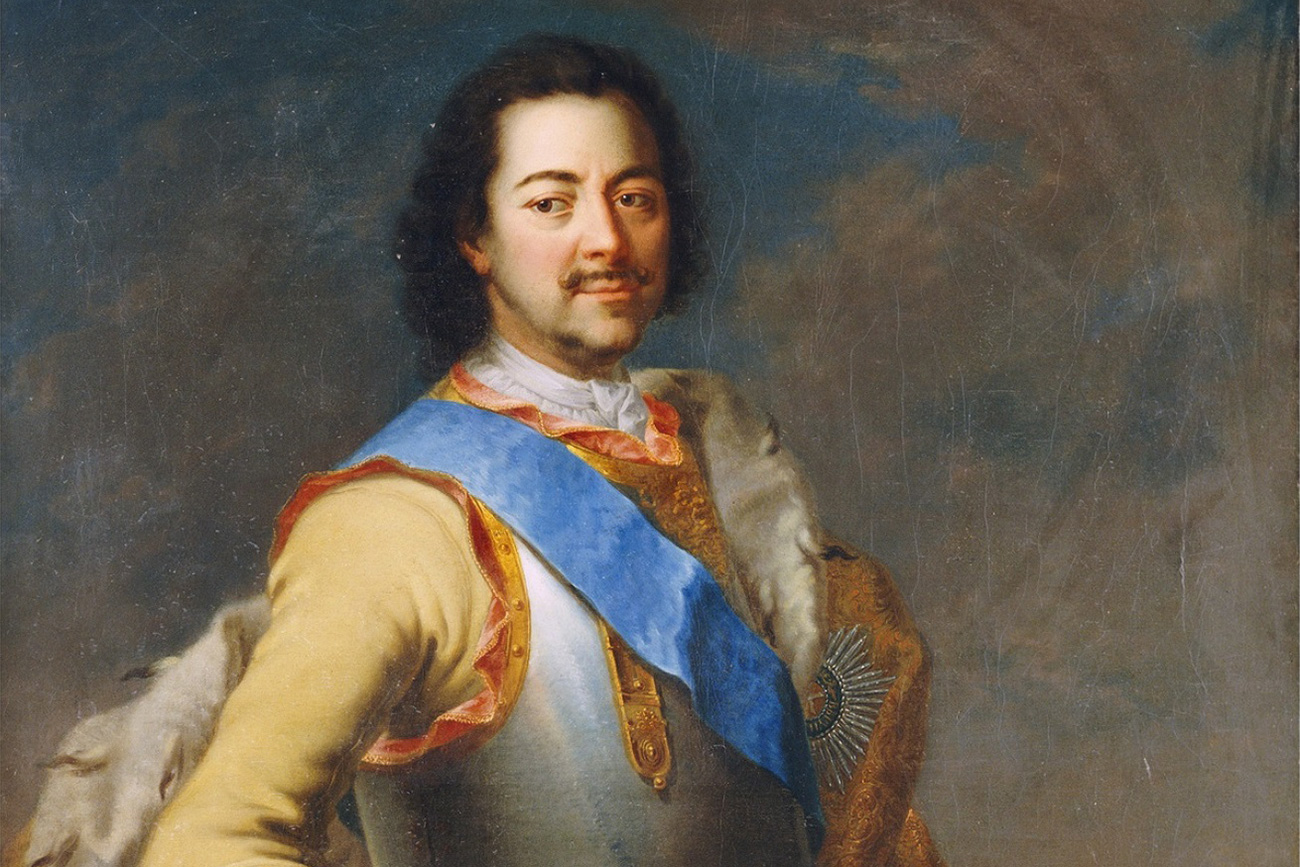 Retrato de Pedro I (1672-1725).