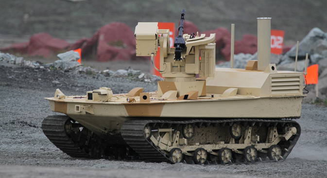 The Wolf-2 (Volk-2) mobile robotic system.