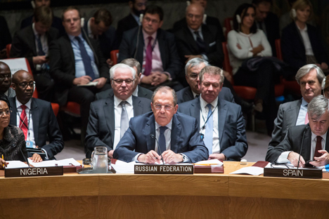 Menteri Luar Negeri Rusia Sergey Lavrov.
