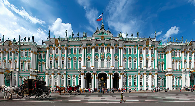 El Museo del Hermitage en San Petersburgo.