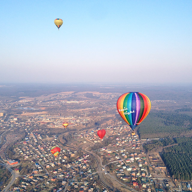Sunday.&nbsp;Take off in a hot air balloon and you&rsquo;ll understand that all your problems are tiny compared to the wide-open, beautiful sky! See Russia from a bird&rsquo;s eye view here.
