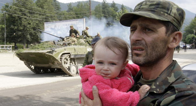 Fünf Jahre nach dem Augustkrieg bewegt Georgien sich einen Schritt auf Russland zu. Foto: Reuters