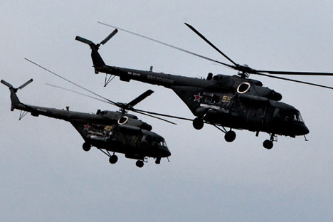 Sistemas de helicópteros Mi-8MTPR-1 Foto: Vitáli Lankov/RIA Nóvosti