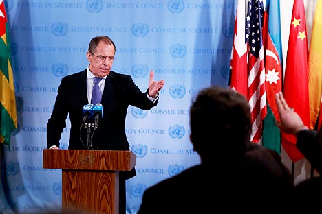 Ministro das Relações Exteriores russo Serguêi Lavrov Foto: Reuters