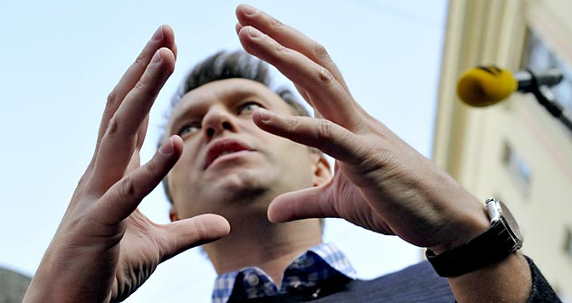 Blogueiro da oposição Aleksêi Naválni Foto: Kommersant