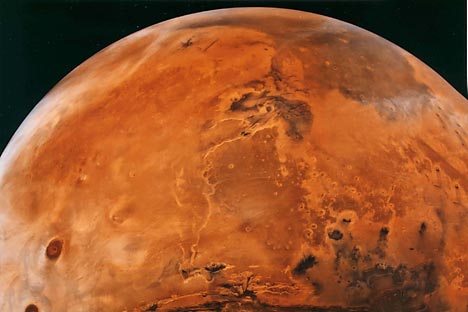 De acordo com Khartov, não vale a pena levar um homem até Marte “simplesmente para que ele deixe sua pegada”. Foto: NASA