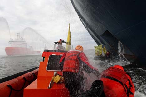 O risco é calculado sobre uma área de mais de 140 mil quilômetros quadrados. Foto: greenpeace.org/russia/ru/