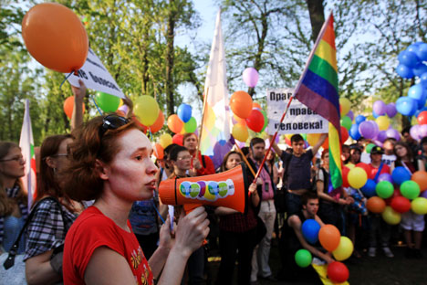 Manifestações da comunidade LGBT na Rússia vem sendo marcadas por detenções