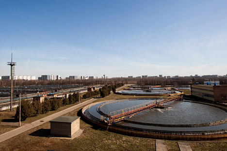 Estação de tratamento de água doce perto de Moscou. Foto: TASS
