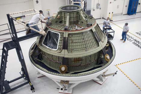 Nave tripulada Orion. Foto: NASA