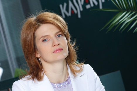 Ex-esposa do fundador da Kaspersky Lab, Natália Kaspersky. Foto: Kommersant