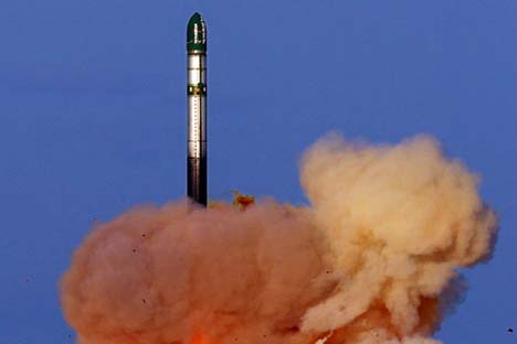 Míssil balístico pesado R-36M2 “Voevoda”. Foto: mil.ru