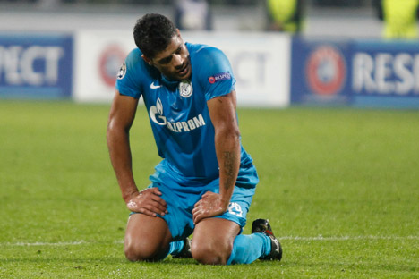 No Zenit desde o ano passado, Hulk é apontado como destaque do atual campeonato russo Foto: Reuters
