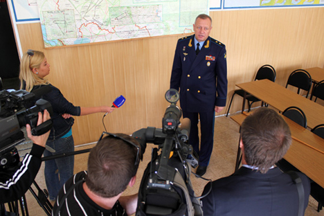 Comandante da aviação estratégica russa, general Anatóli Jíkharev. Foto: mil.ru