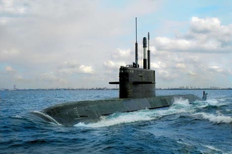Submarino do projeto 677 "Lada". Foto: ckb-rubin.ru