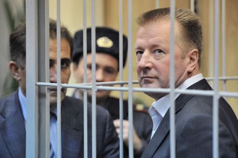 Nikolai Riabikh, diretor do departamento de apoio logístico da pasta, foi preso após um interrogatório do processo contra a empresa Slavianka. Foto: RIA Nóvosti 