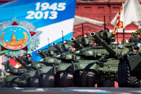 O Dia da Vitória é traidiconalmente celebrado em Moscou no dia 9 de maio Foto: RIA Nóvosti