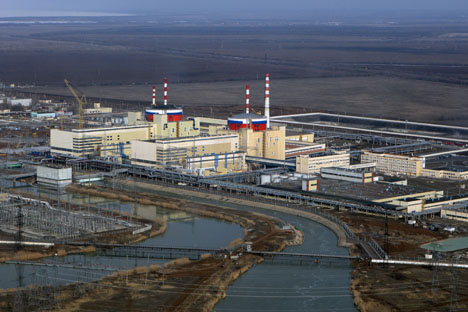Usina de Rostov é a mais segura do mundo, de acordo com sua proprietária, Rosatom; Foto: Ria Nóvosti