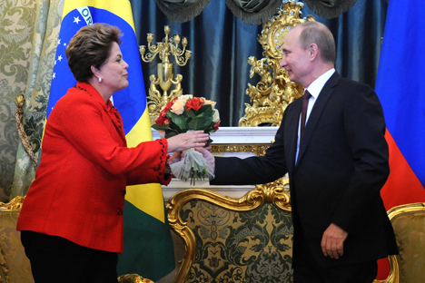 Presidente Dilma Rouseff se reuniu com Pútin em Moscou no final do ano passado Foto: AP