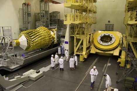 Um dos principais objetivos do RadioAstron é medir o brilho superficial dos núcleos de galáxias ativas Foto: wikipedia.org