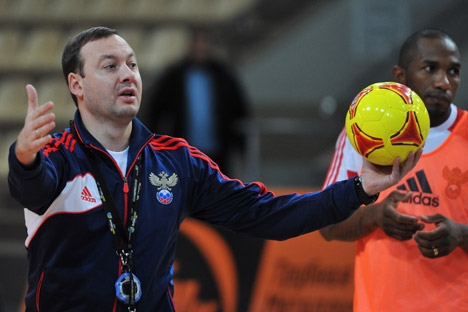 O treinador da equipe russa, Serguêi Skorovitch Foto: RIA Nóvosti