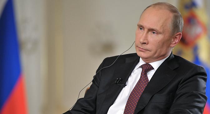 Líder russo reiterou a proibição de disseminar “valores não tradicionais” na Rússia Foto: Reuters