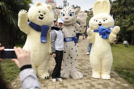 Em fevereiro de 2011, o leopardo, o urso branco e a lebre foram finalmente selecionados como os mascotes dos Jogos Olímpicos de Sôtchi-2014 Foto: PhotoXPress
