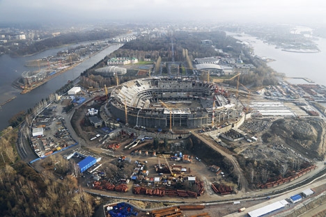 Projeto de estádio principal do Zenit se estende desde 2006 Foto: PhotoXPress