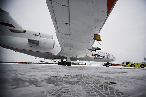 Yak-42D "Rosguidormet " Foto: RIA Nóvosti