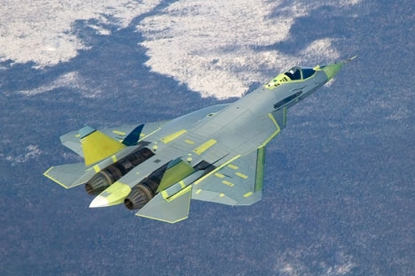 Manobrabilidade do PAK-FA auxilia piloto nos momentos de ataque Foto: Press Photo
