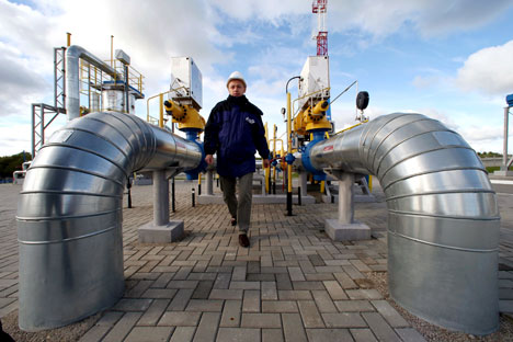 Atualmente a Gazprom detém o monopólio na exportação de gás por gasoduto, controlando assim o sistema de transporte de gás do país Foto: RIA Nóvosti