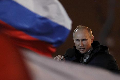 Peskov se recusou a dizer se Pútin iria concorrer à presidência em 2018 Foto: Reuters / Vostock Photo