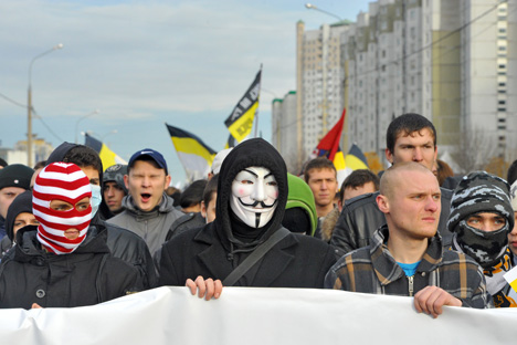 Número de entrevistados que disseram que todos os cidadãos da Rússia devem ter direitos iguais subiu 20% desde o ano passado Foto: Kommersant