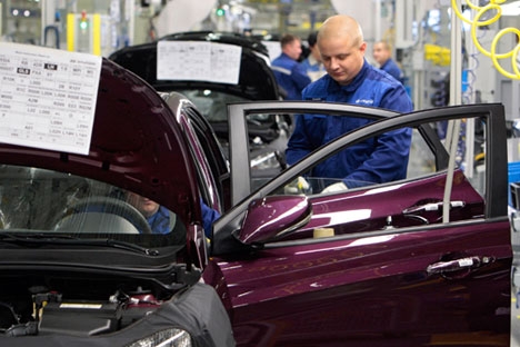 Especialistas associam a recuperação do mercado automotivo com a retomada na Rússia do programa de reciclagem de carros usados Foto: RIA Nóvosti