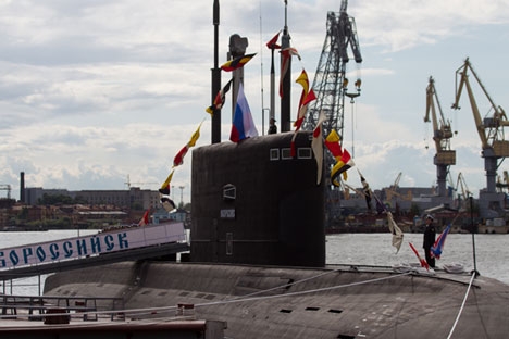 Segundo informações oficiais, a frota do Mar Negro será composta por uma brigada de submarinos de duas divisões Foto: RIA Nóvosti